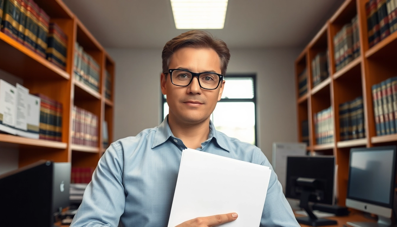 Engaging in process serving with expert handling of legal documents in an office.