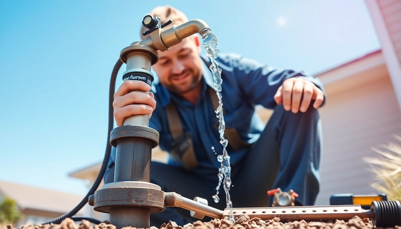 Performing well pump replacement in Lacey, WA, showcasing professional plumbing services.